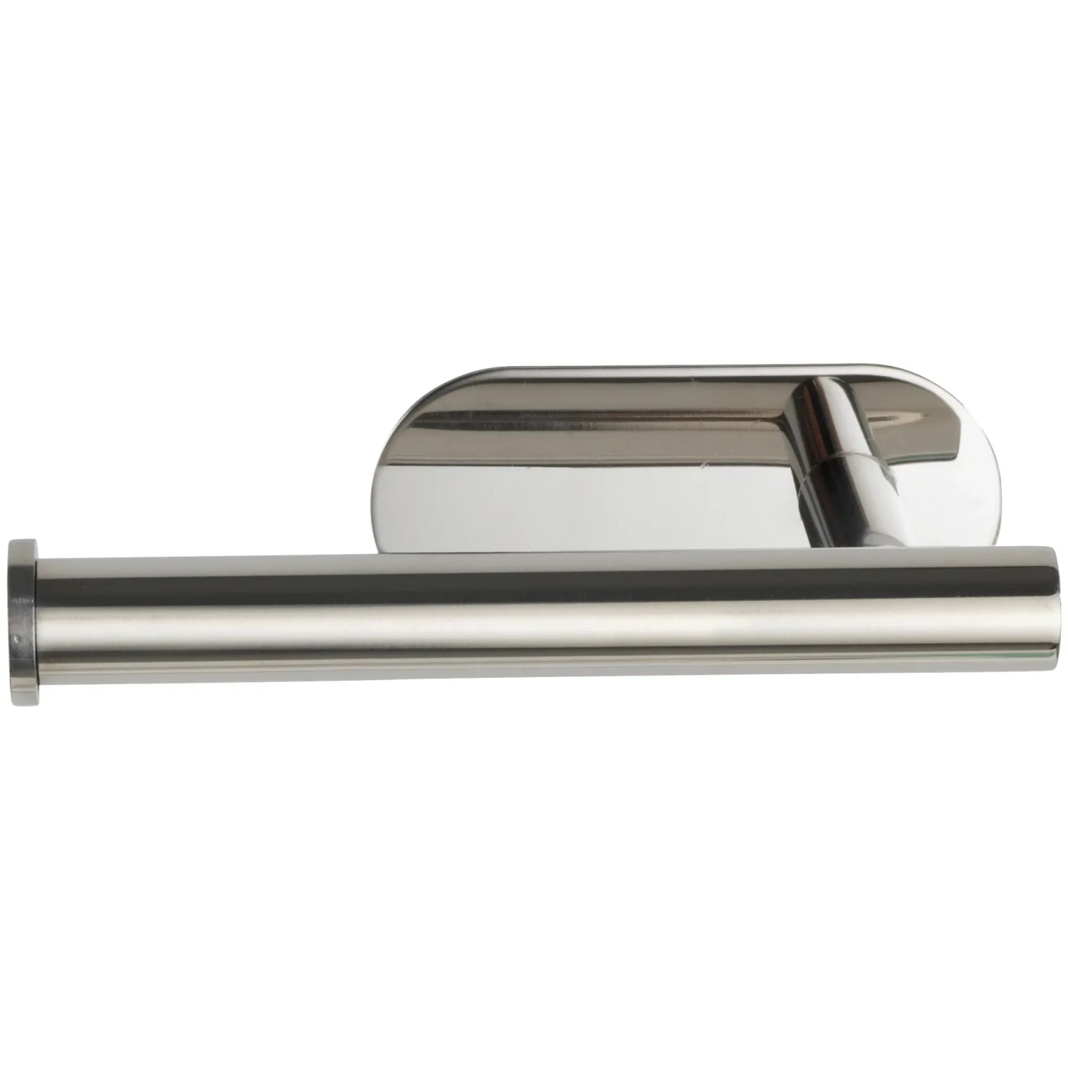 Porta carta igienica Wenko Orea Shine in acciaio inox, lucido e antiruggine.