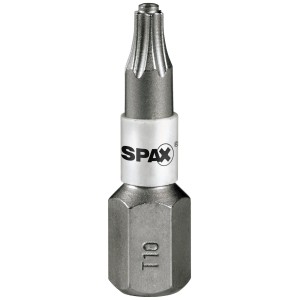 Spax Bit T-Star plus T 10 per viti con attacco Torx.
