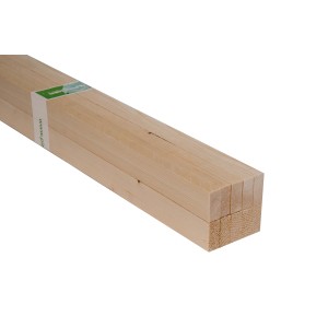 Listelli in legno grezzo, non trattati, per vari progetti di costruzione e fai da te.