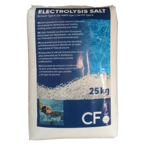 Sale per piscine omologato elettrolisi granulare 25 kg