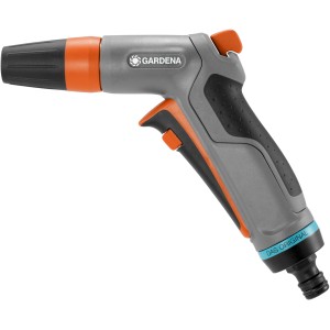 Gardena Comfort pistola per pulizia, getto regolabile, impugnatura ergonomica.