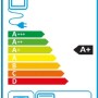 Etichetta energetica per forno elettrico SAMET Zeus 3f nero, efficienza energetica A+, volume 60L.