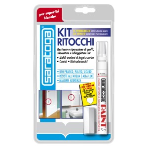 Kit ritocco stucco t.b.t. per piccoli graffi e imperfezioni.