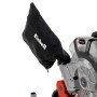 Troncatrice Einhell TC-MS 2112 con sacco raccogli trucioli per un lavoro pulito.