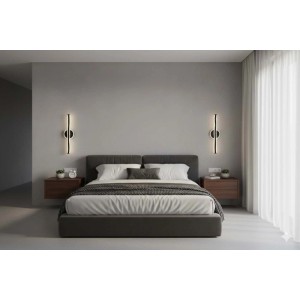 Applique LED Leyla 460 lm 4000K 10x39,5x8,5 cm nero