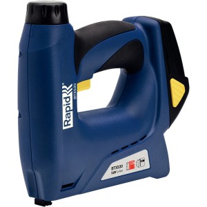 Rapid BTX530 chiodatrice a batteria: Cucitrice senza fili per graffette e chiodi, ideale per lavori di tappezzeria.