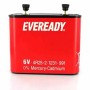 Batteria rossa Eveready 6V, adatta per Pile.