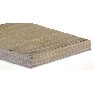 Piano di lavoro effetto legno per cucine Top Cucina, dettaglio del bordo.