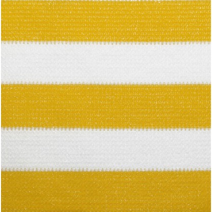 Frangivista da balcone CMI 500x90 cm a righe bianco/giallo