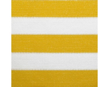 Frangivista balcone telo giallo e bianco 500x90 cm