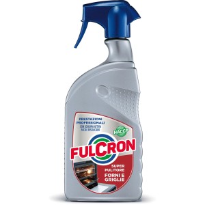Fulcron Super pulitore per forni e griglie. Detergente in flacone spray.