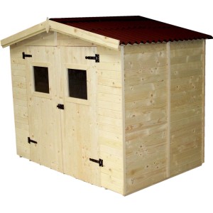 Casetta da giardino in legno sp 16 mm H210xL270xP187 cm