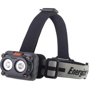 Energizer Hardcase Lampada frontale magnetica con 2 LED, robusta e resistente alle cadute.