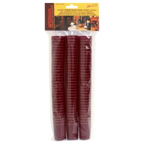 Capsule termoretraibili rosse per bottiglie di vino, accessori vino.