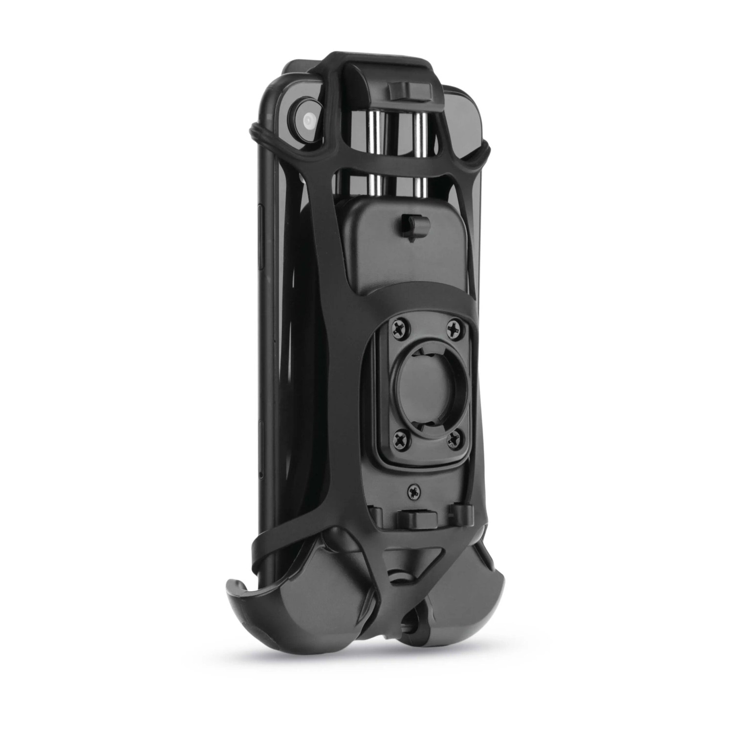 Supporto per telefono nero t.b.t. per accessori interni auto.