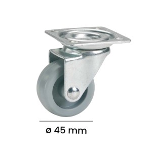 Rotella manovrabile per mobili Ø 45 mm