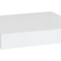Ripiano in legno t.b.t. bianco per scaffali.
