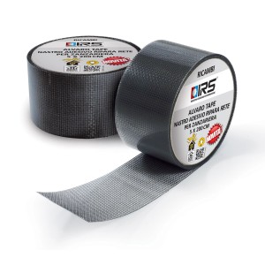 Nastro adesivo grigio per riparazione zanzariere, 5x200cm.