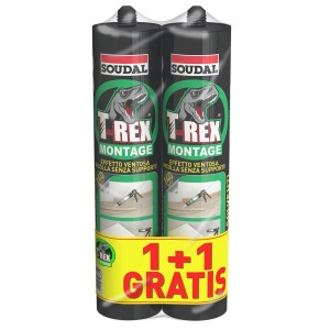 Collante per piastrelle T-REX effetto ventosa 1+1 omaggio 2x380 g