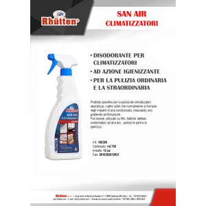 Rhütten San Air Climatizzatori: Spray detergente per climatizzatori.