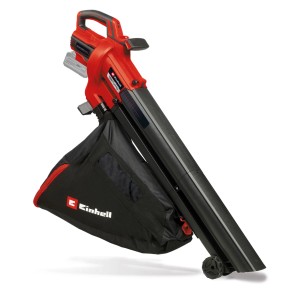 Einhell Venturro 18/210 Solo soffiatore aspiratore a batteria: aspirafoglie con sacco e ruote.