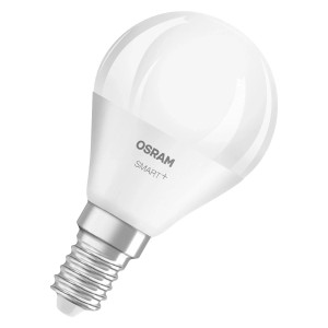 Lampadina a goccia LED E14 Osram P40 RGBW 4,9 W 470 lm 9,2x4,7 cm