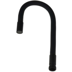 Beccuccio rubinetto cucina silicone flessibile Matanzas 485 mm nero