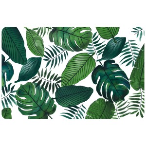 Set tovaglietta d-c-table Rio Java con foglie tropicali, 44x29cm.