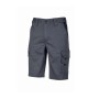 Pantaloni corti da lavoro in cotone elasticizzato Bonito grey iron S