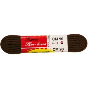 Lacci marroni, lunghezza 90 cm, per scarpe da lavoro.