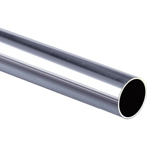 Tubo color cromo per la progettazione della cucina.