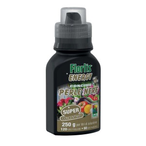 Flacone di fertilizzante liquido universale Florlis Energy, concentrato per giardino e piante.