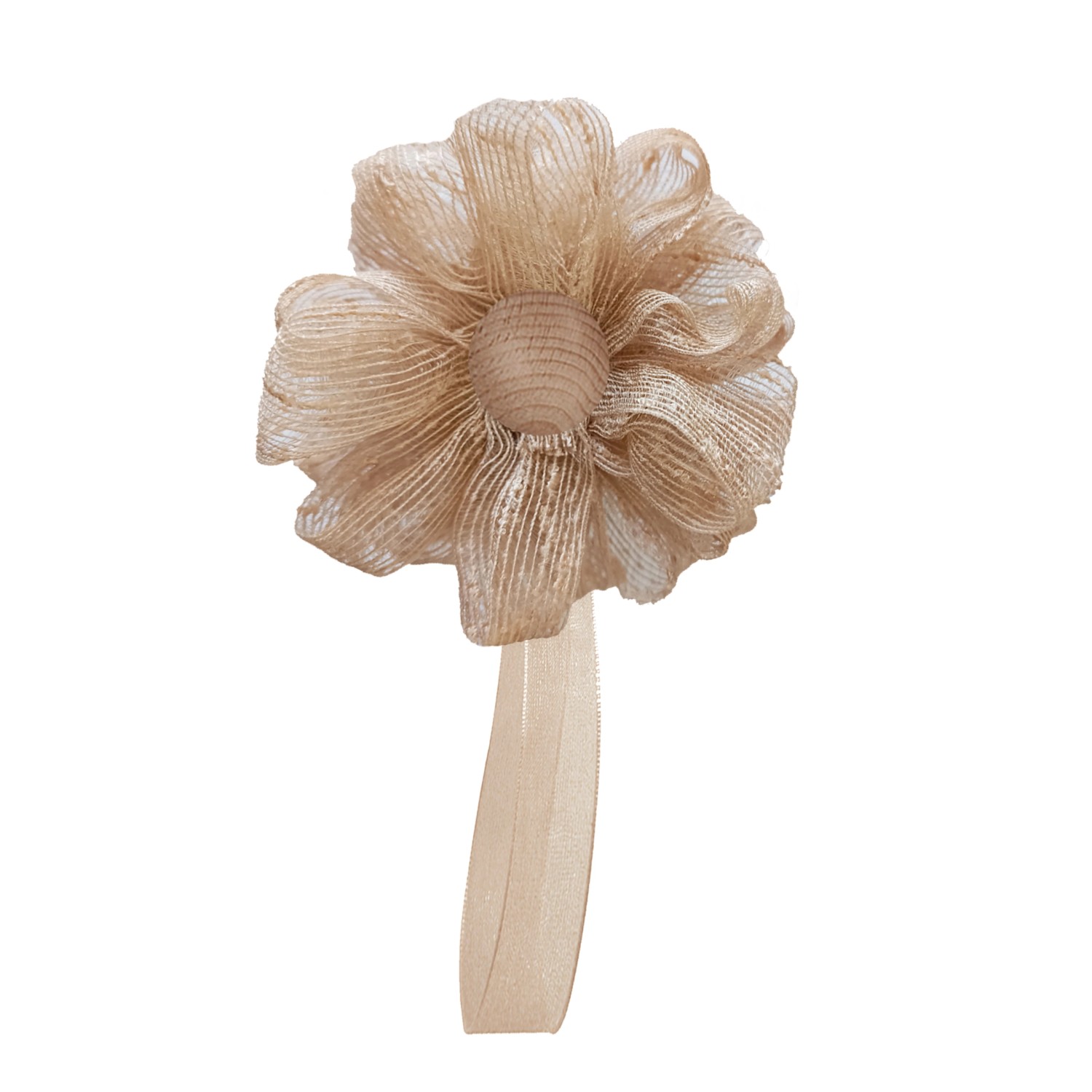 Fermatenda A Magnete A Forma Di Fiore | 2 Pezzi | Arancione | Decorativo E Funzionale - Foto 2