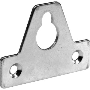 Hettich gancio per pensile con foro a chiave, 46x64mm, set da 2, per montaggio mobili.