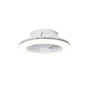 Planofiera LED 70W con ventilatore 30W Alisio Mini 16,5x52,5 cm bianco
