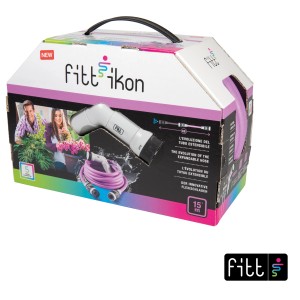 Confezione del tubo per irrigazione flessibile Fitt Ikon, 15m. Irrigazione facile.