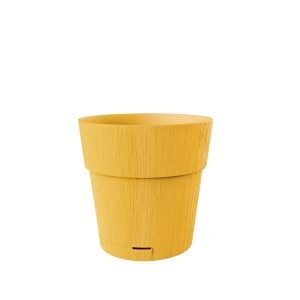 Vaso per piante plastica riciclata Giallo Senape Ø 15 cm