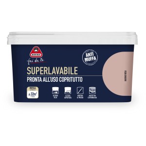 Pittura per interni Boero Superlavabile Marmo Rosa, pittura lavabile per interni.