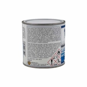 Barattolo di vernice per barche. Adatto per la verniciatura di imbarcazioni.