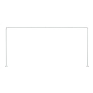 Asta per tenda doccia bianca, accessori per doccia.