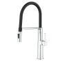 Rubinetto per lavabo Tokyo quadrato cromo