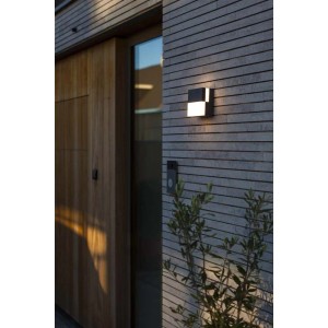 Applique LED da esterno in alluminio 17 W 140x140x70 cm