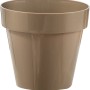 Vaso per piante marrone per interni ed esterni.