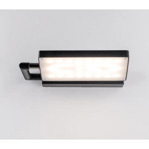 Lampada da parete a LED Book nera di Luce Design, 1 luce, 15x22,5x15 cm.