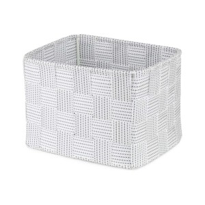 Organizer multiuso Toronto bianco grigio 19x14x13 cm