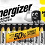 Energizer Alkaline Power AA batterie, confezione da 8. Batterie AA per dispositivi di uso quotidiano.