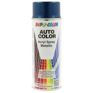 Dupli-Color Auto Color Spray Acrilico Metallizzato, bomboletta spray blu per riparazione e verniciatura auto.