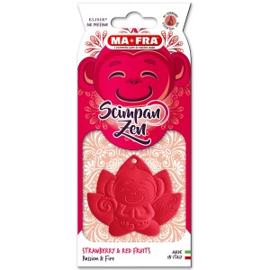 t.b.t. Profumatore auto Scimpan Zen fragola e frutti rossi.