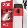 Torcia Energizer, 300 lumen, rosso/bianco, con batterie. Torcia LED compatta.
