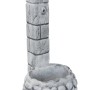 Decorazione grigia per fontana da giardino t.b.t. effetto pietra.